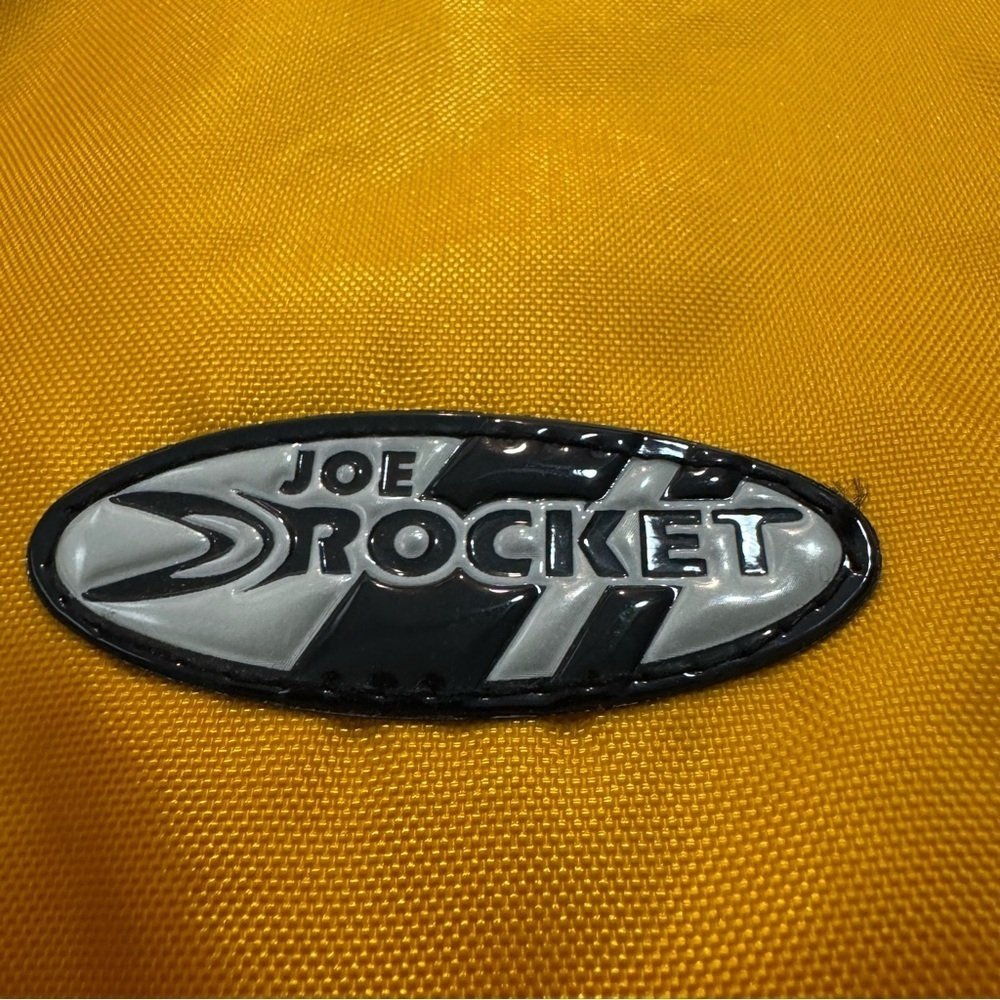 Vintage Joe Rocket Ballistic Black/Yellow Winter Snow Jacket Light Speed Mens XL - Picture 12 of 16